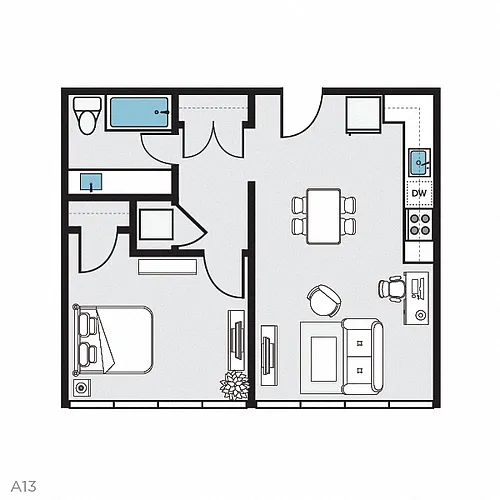Floor plan A13