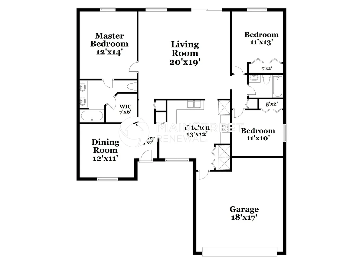 Floor Plan - 12289 Bucks Harbor Dr N