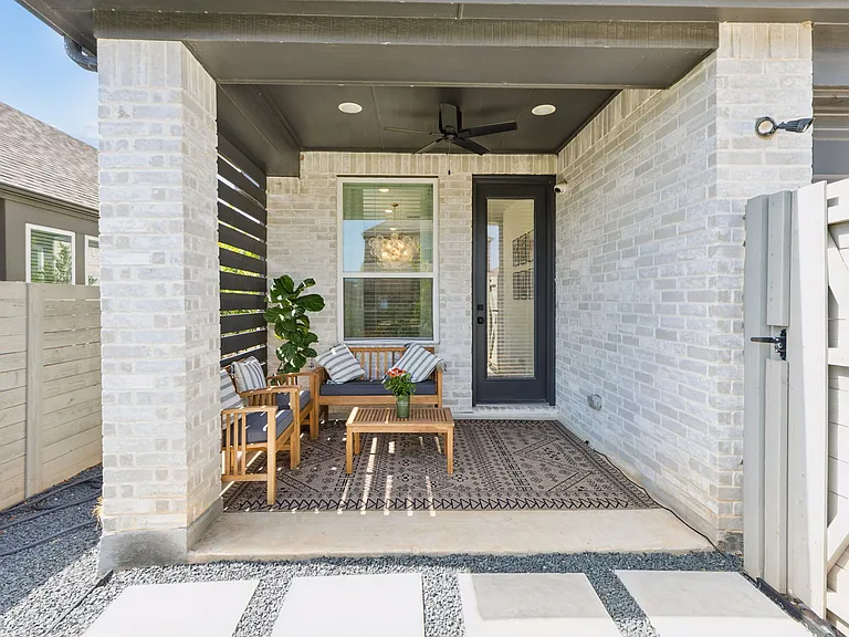 Private patio