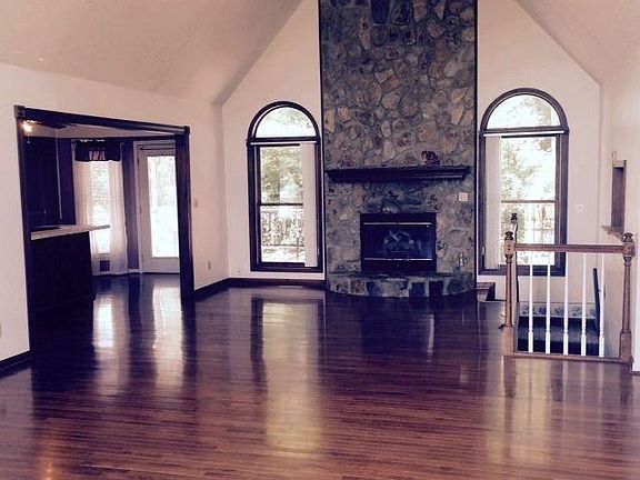Rock Fireplace In Great Room