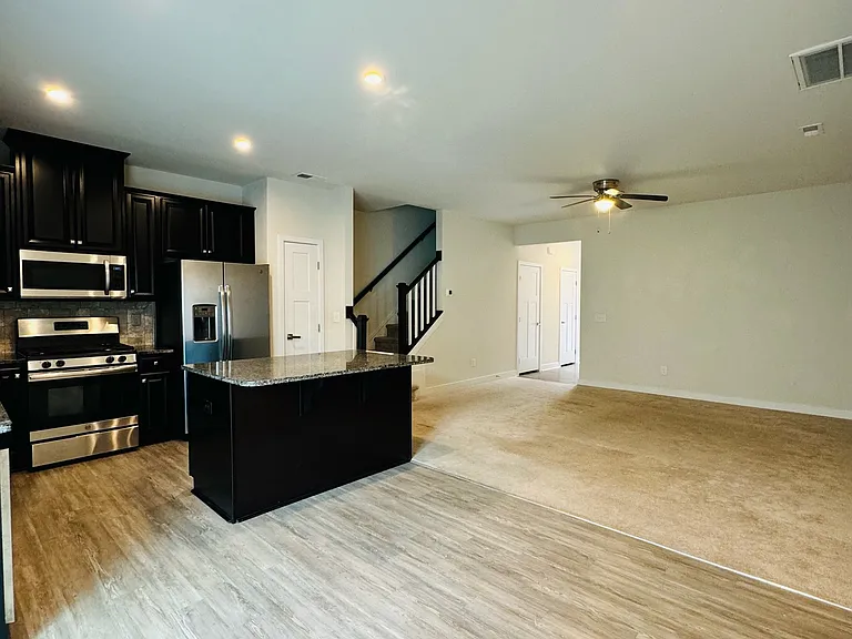 Open Kitchen and Dining Area