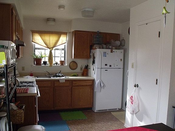 Door to large pantry shown