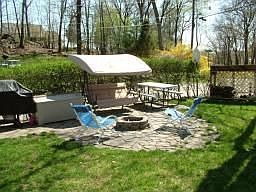 Firepit in front yard