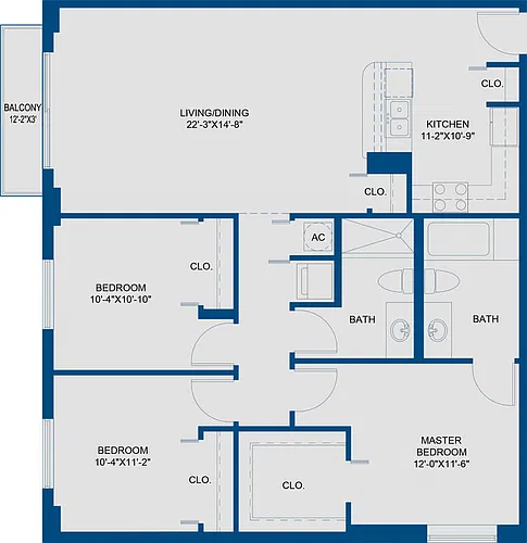 Floor plan C