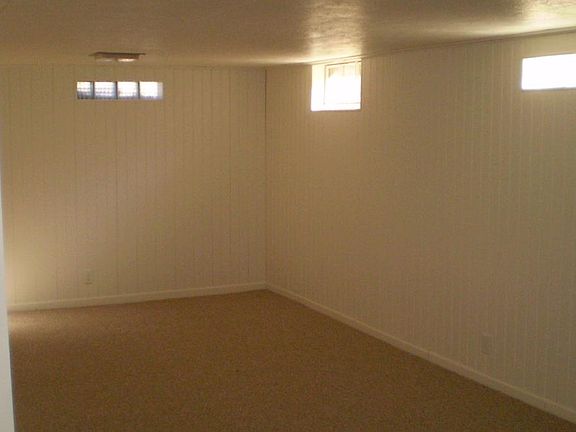 finished basement room