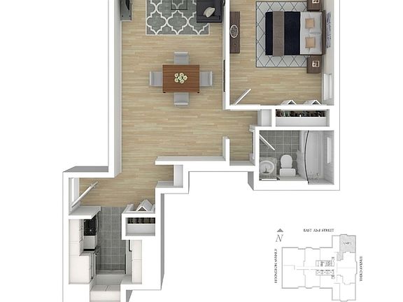 2nd image of 151-155 E 31st St #W14e