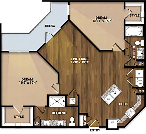 Floor plan B3