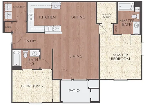 Floor plan 2B