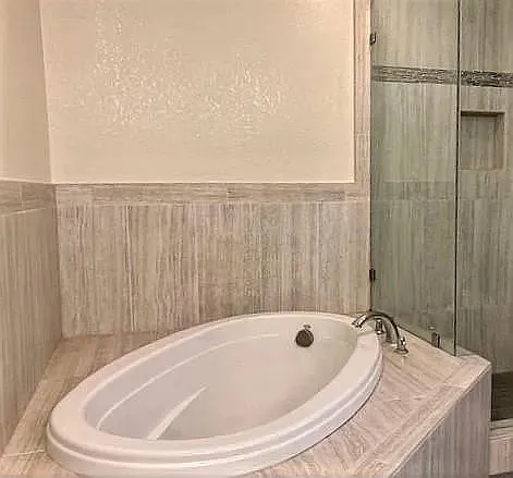 Soaking Tub in Master Bathroom