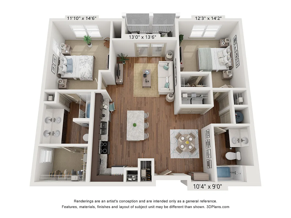 Floor plan B2