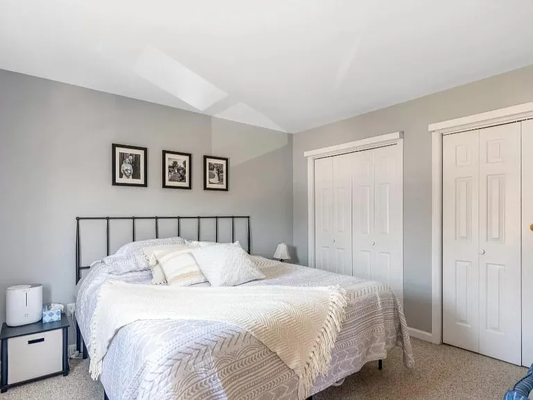 Master bedroom with cable hookups and large double closet
