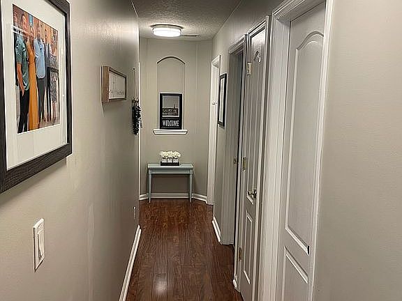 Hallway to 2 Beds / Bath