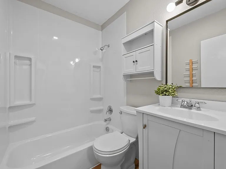 Newly refreshed bathroom