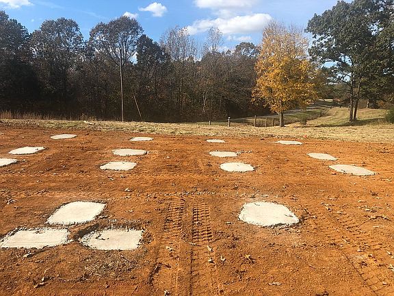 Concrete foundation piers