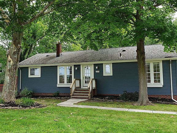 Front of home looking East