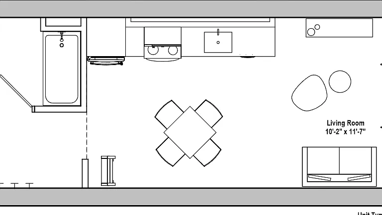 S1 floor plan 500 Ocean