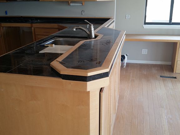 Custom (blue volga) granite 