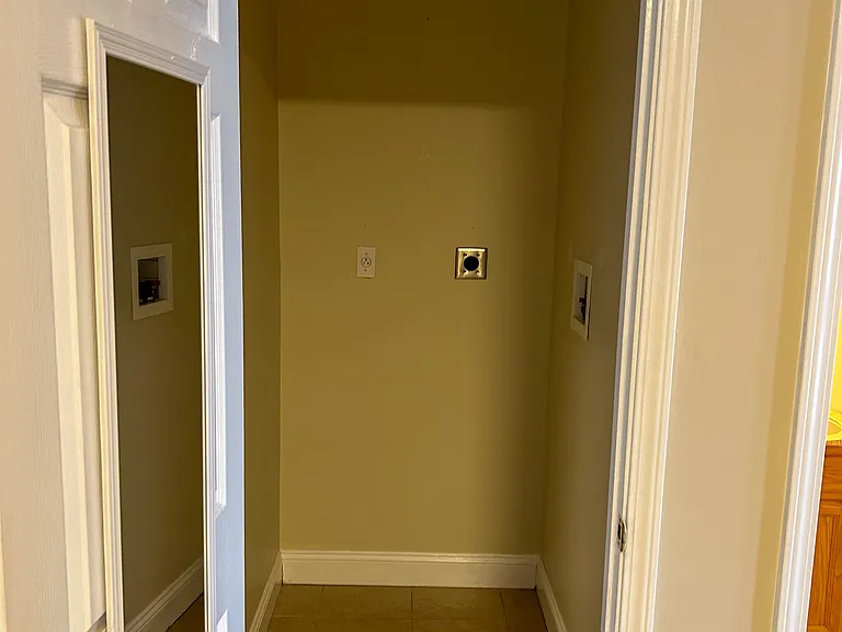 This is where you're washer and dryer will be when you move in! (This will be provided)