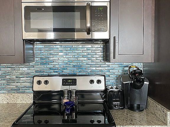 Custom tile backsplash