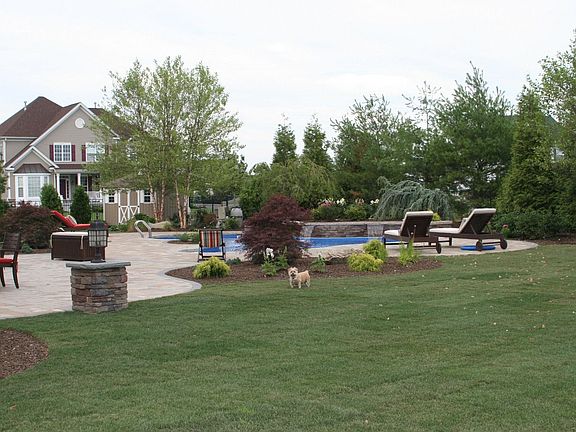Backyard and pool
