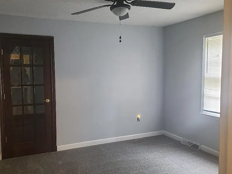 Nice large Living room with private office/dining room off one side and a giant walk in cedar closet off the other side