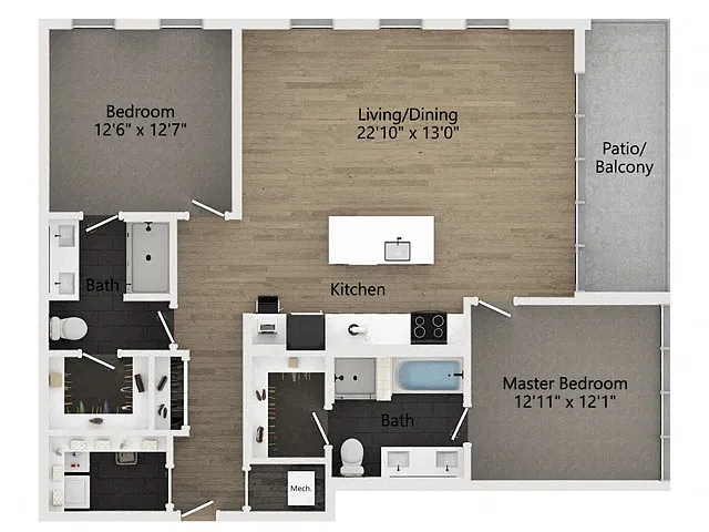 Floor plan B4