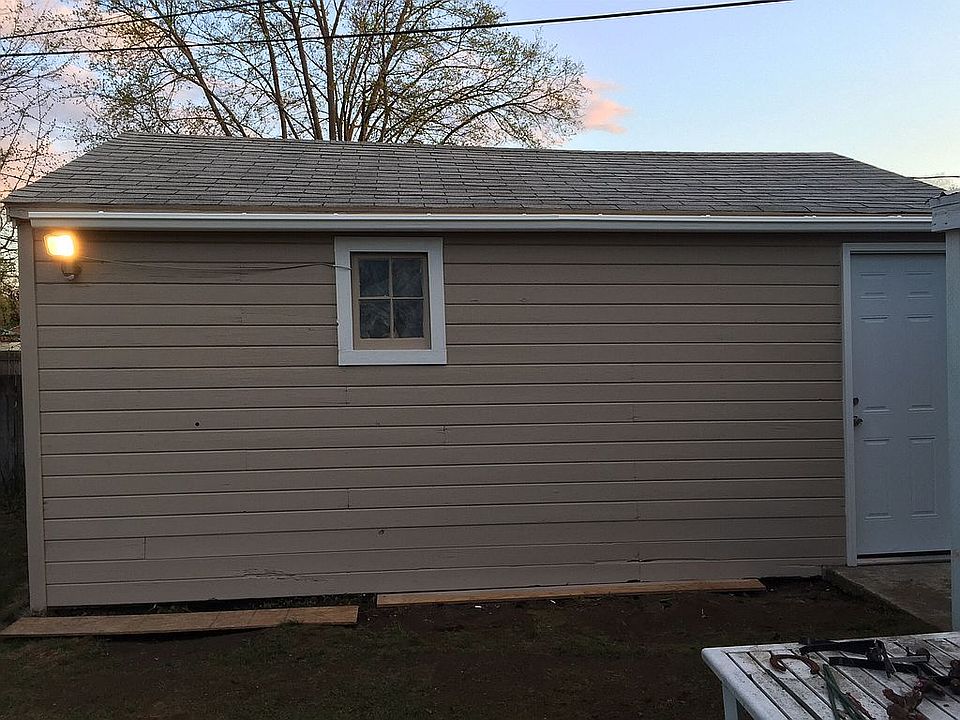 New paint on garage