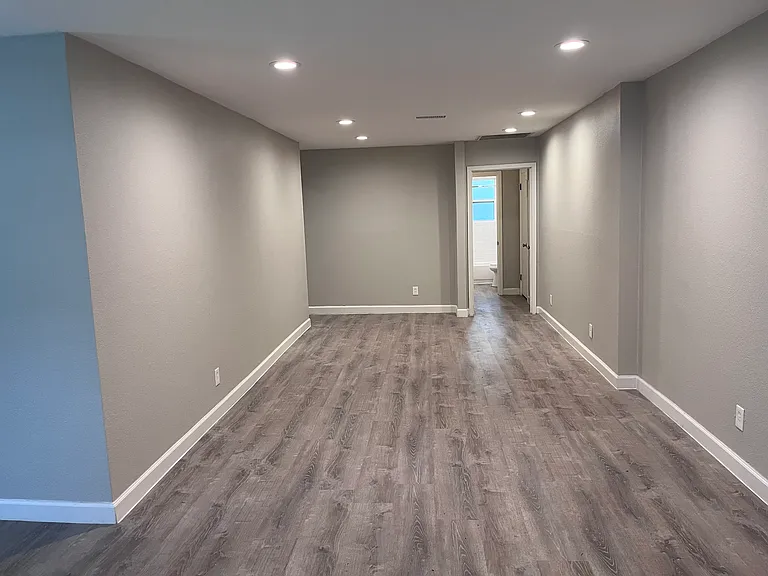 Living Room with LED lighting