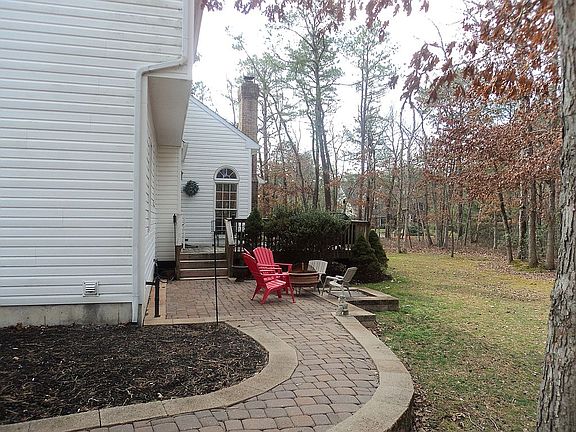 The secluded back yard