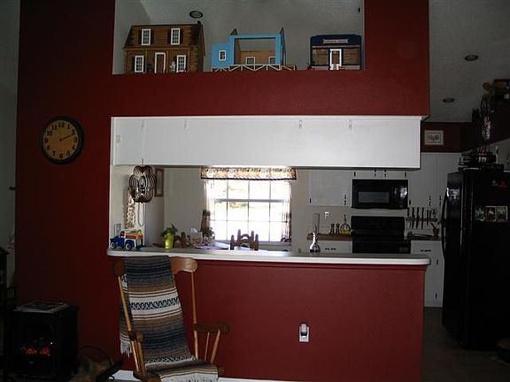 View from Great Room into Kitchen