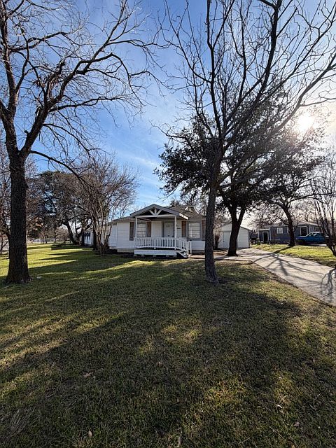 Front of house- located in a corner lot