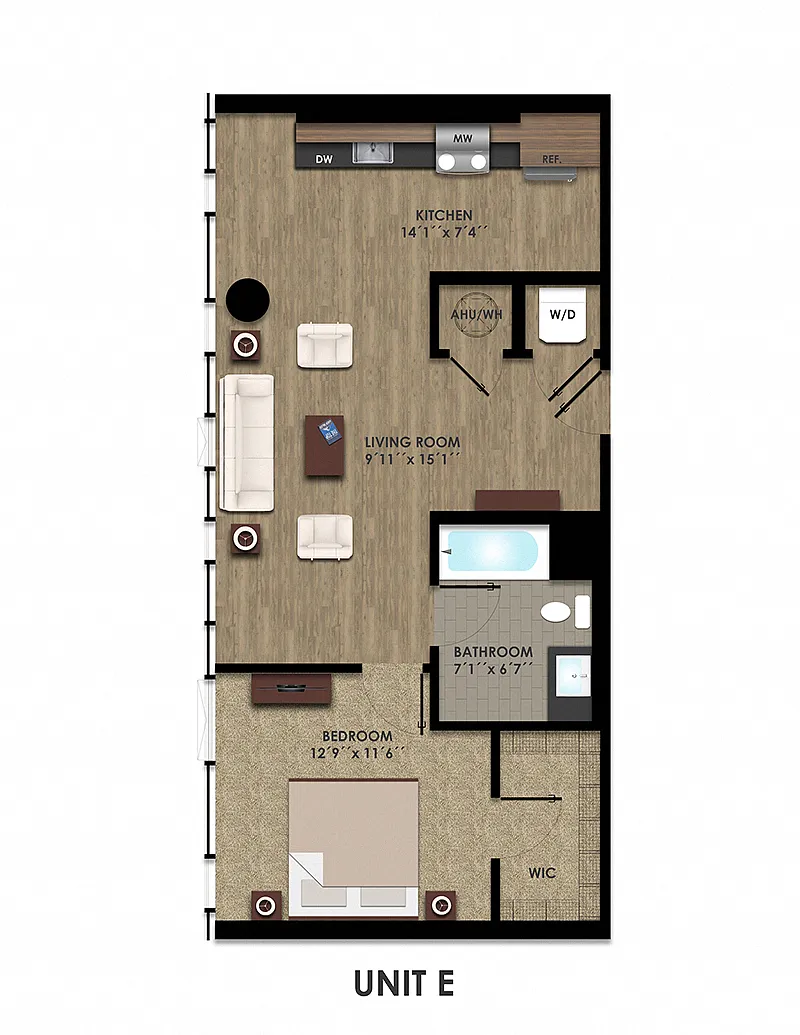 Floor plan 1-E