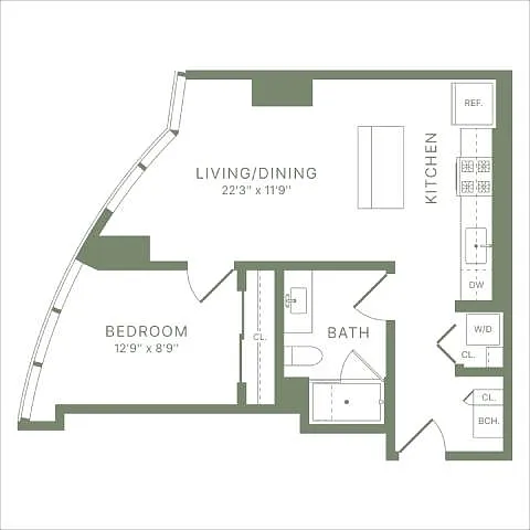 Floor plan A22