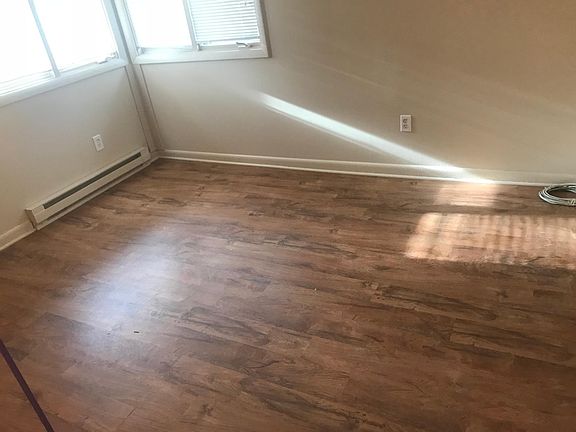Bedroom 2 with new flooring