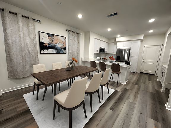Dining room and Kitchen