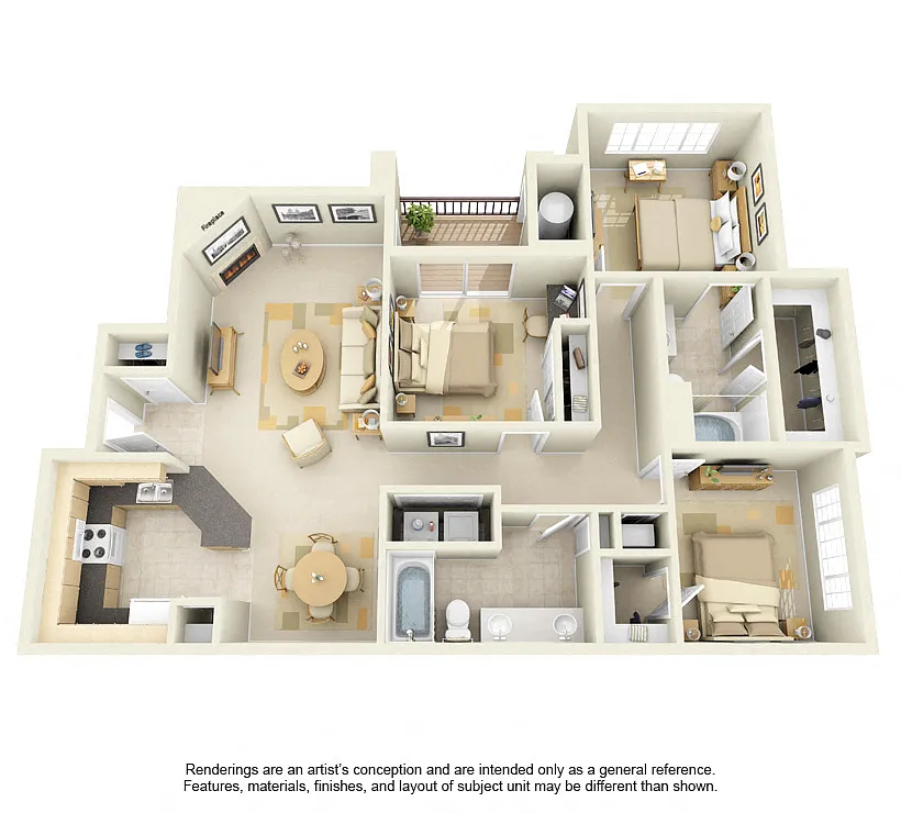 Floor plan C1 - Vail