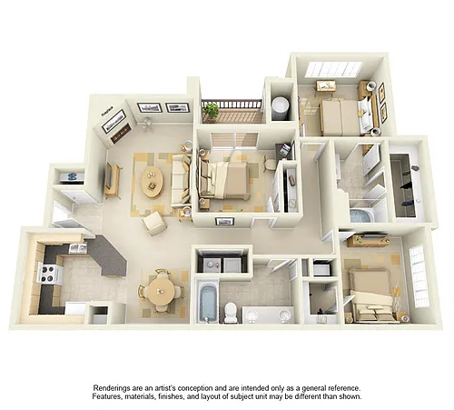 Floor plan C1 - Vail