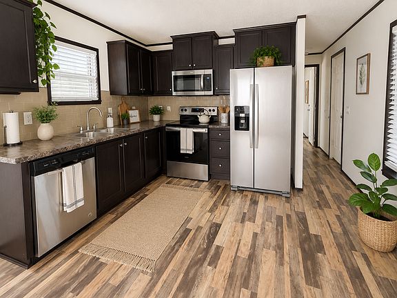 Staged Kitchen