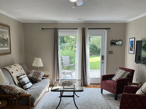 Ceiling fan, futon couch