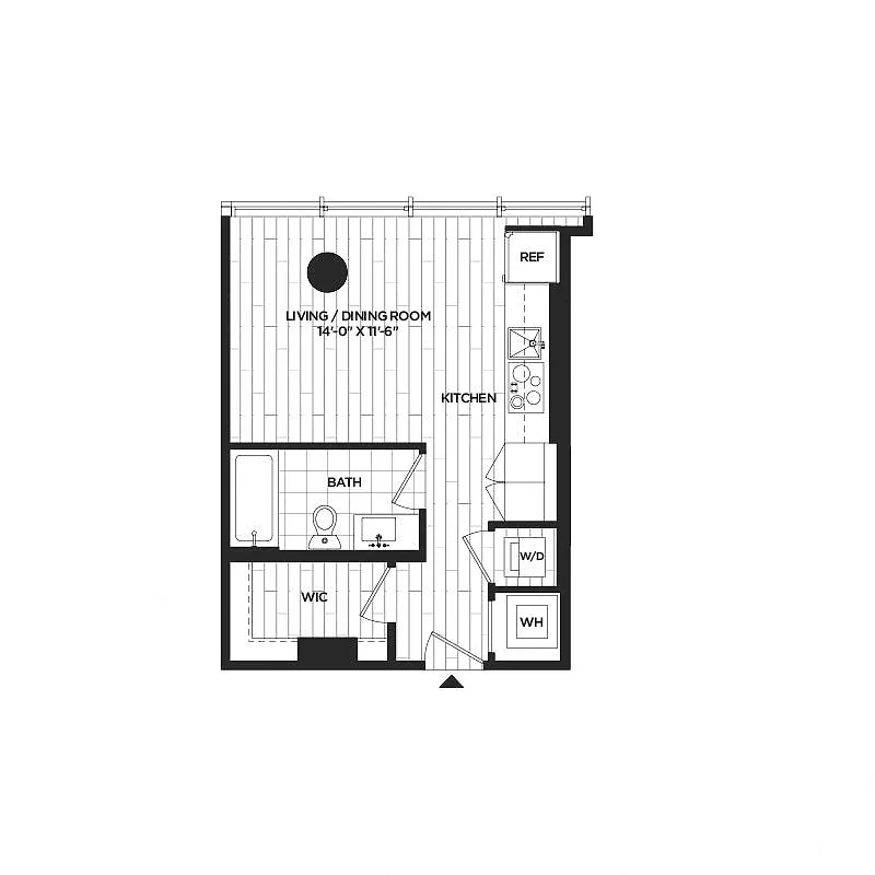 Floor plan Studio | S02
