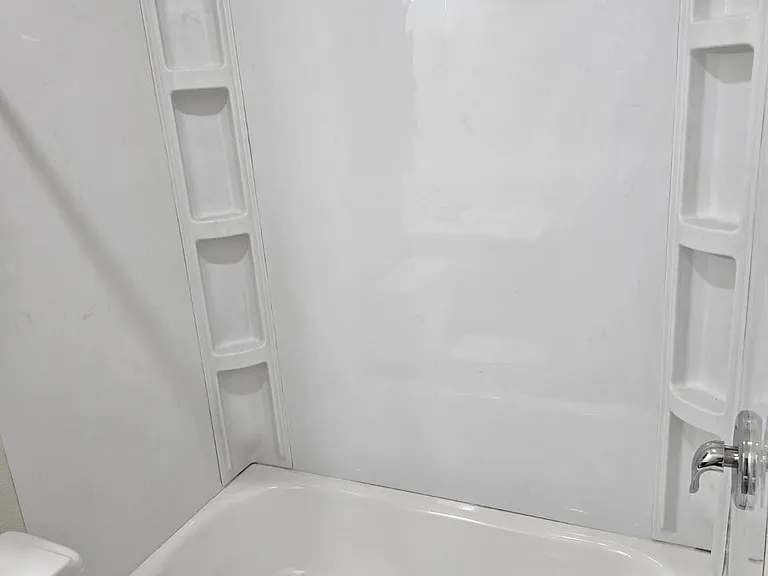 New tub and shower