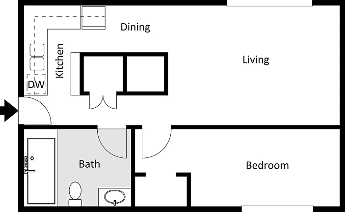 Campus Walk Apartments — Photo 33