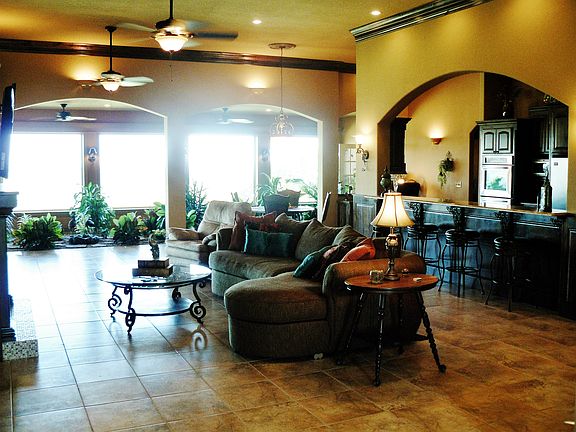 Living area, indoor garden