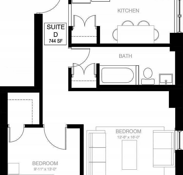 2nd image of 12635 Larchmere Blvd #3D