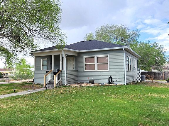 Front yard and covered porch