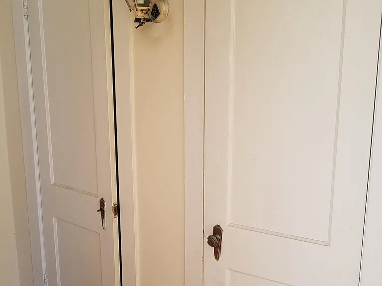 Duel entry hall closets