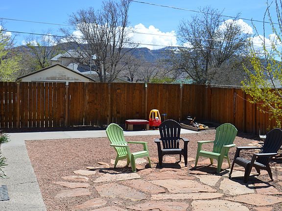 Half of the large backyard