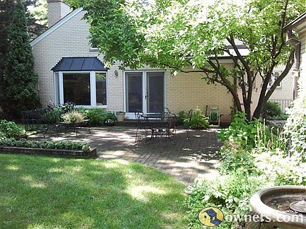 Beautifully landscaped backyard