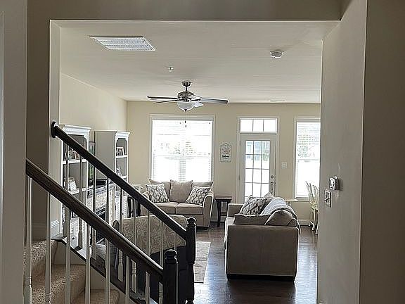 Hall to great room/kitchen