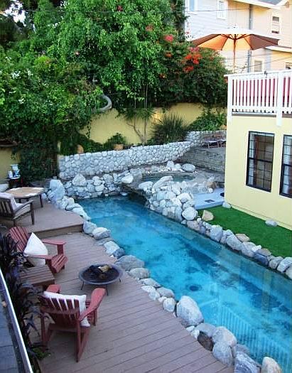 Pool, Jacuzzi, Waterfall